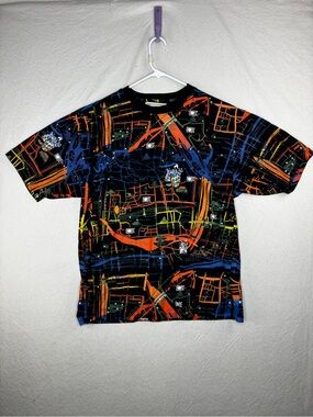 Kanji premium shirt Japanese map men’s size XL